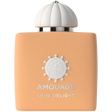 Amouage Love Delight perfume bottle yellow orange and  white cap