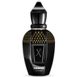 Black and gold perfume bottle with 'X' Xerjoff Deified