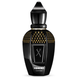 Black and gold perfume bottle with 'X' Xerjoff Deified