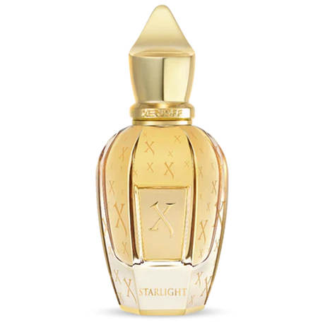 Gold perfume bottle with 'Starlight' text 